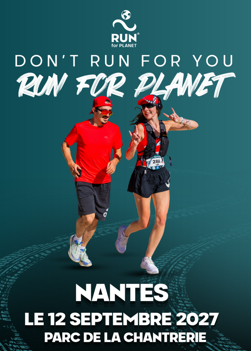 poster Run for Planet Nantes