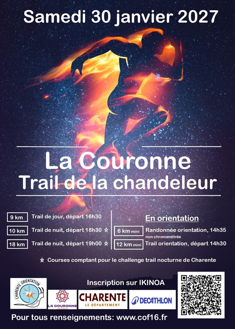 poster La Couronne trail de la chandeleur 2027