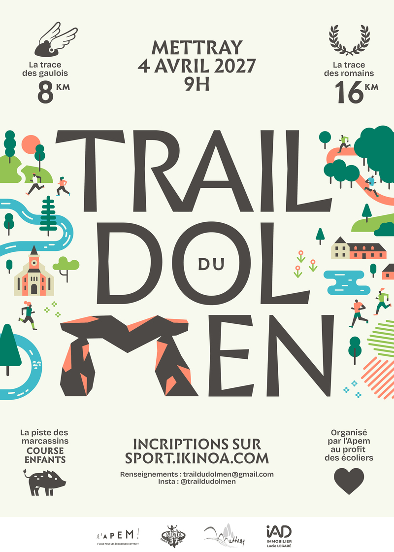 poster TRAIL DU DOLMEN