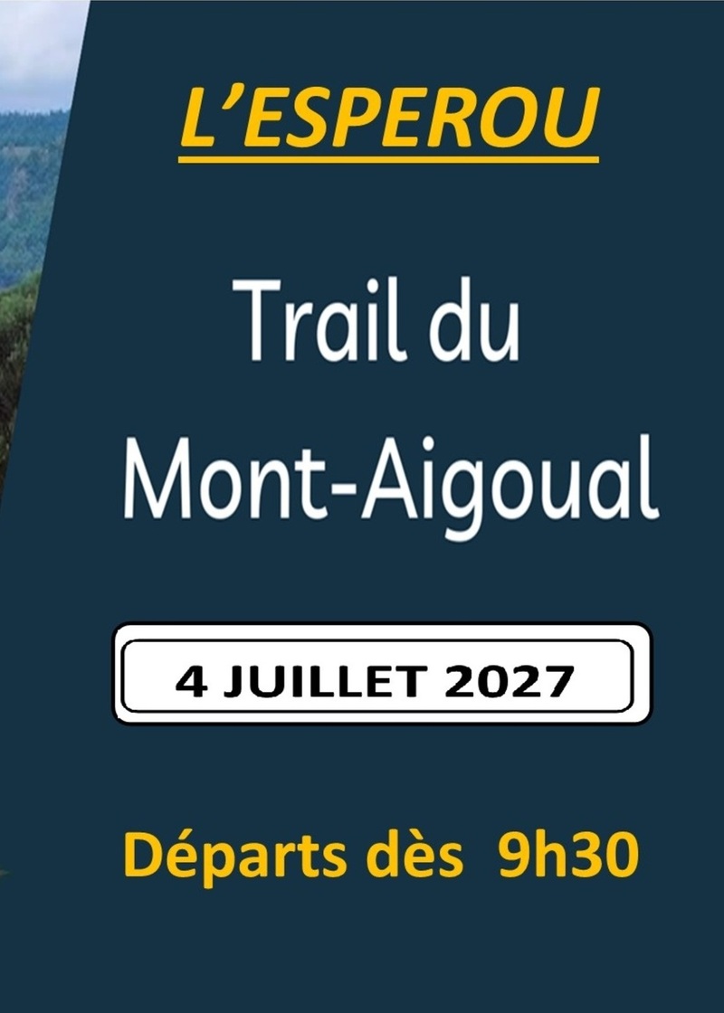 poster 24ème TRAIL DU MONT-AIGOUAL - L'ESPEROU
