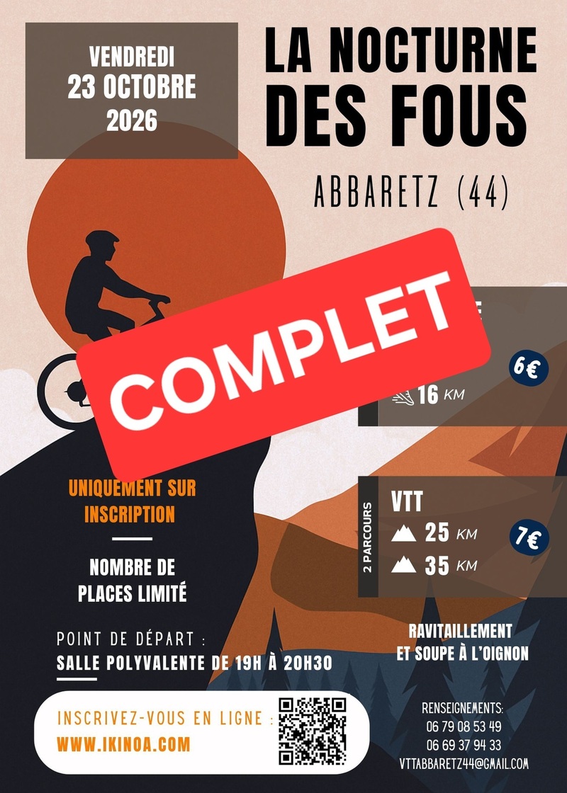 poster La Nocturne Des Fous 2026 [COMPLET]